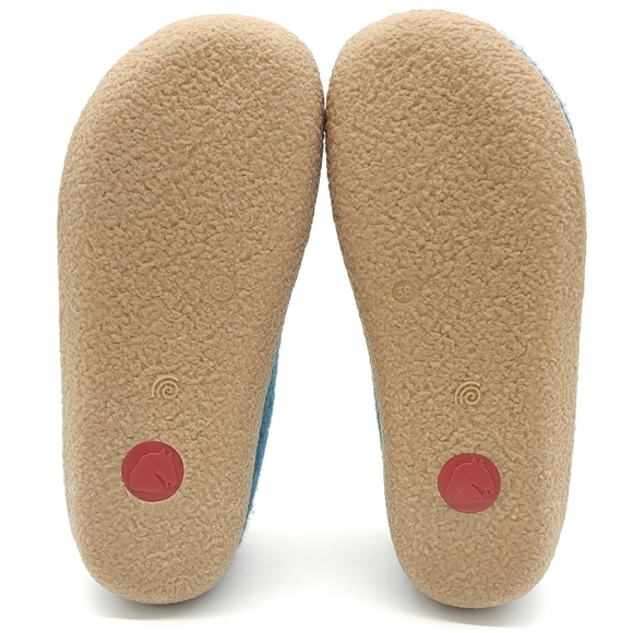 Haflinger Guido Wool Slip On Adjustable Cushioned Clog Womens Size 7 EU 38 - Picture 8 of 9